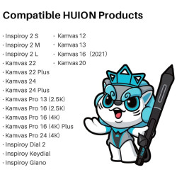 HUION Piórko pasywne PW550S