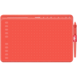 Tablet graficzny Huion HS611 czerwony