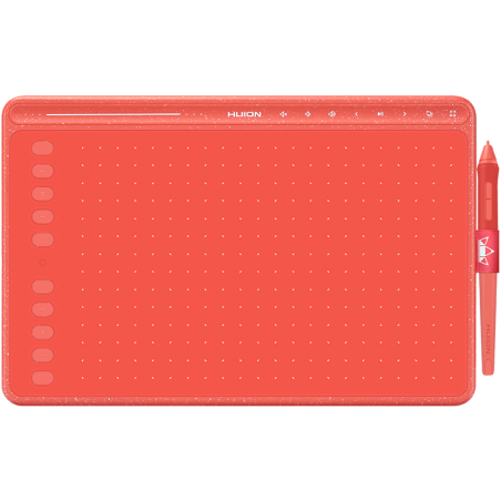 Tablet graficzny Huion HS611 czerwony