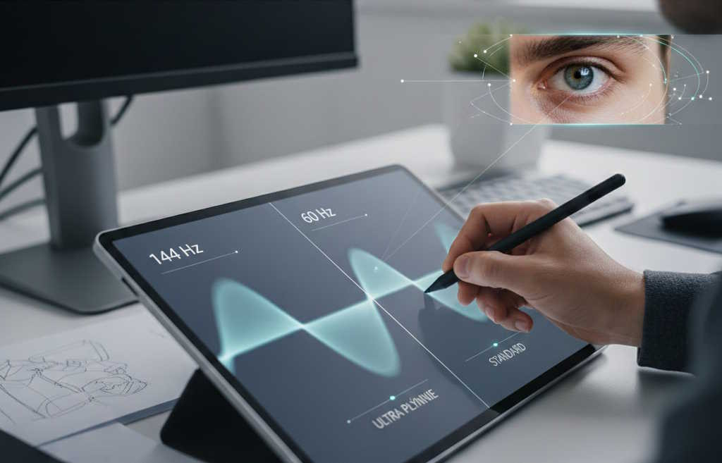 Odświeżanie 144 Hz w tabletach graficznych – czy twoje oko widzi różnicę?